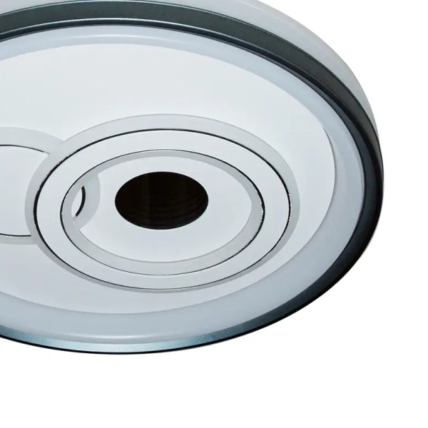 Ledowy plafon do jadalni Porta PLF-19678-WH-BL LED 38W 3000-6500K szary