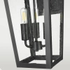 Kinkiet ścienny elewacyjny Zurich W03616BK Cosmolight metal szkło IP23 czarny
