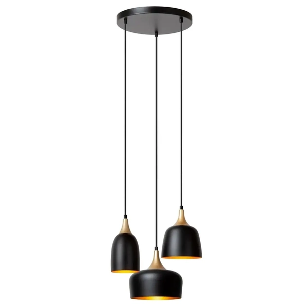 Wisząca lampa nad stół CHAYANNE 05446/13/30 industrialna czarny złoty