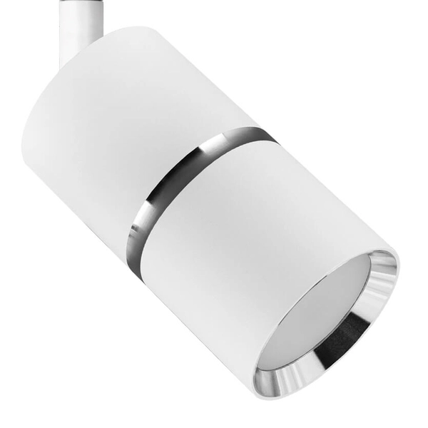 Oprawa do szynoprzewodu DIOR TRA 4255 Ideus metalowa chrom biała