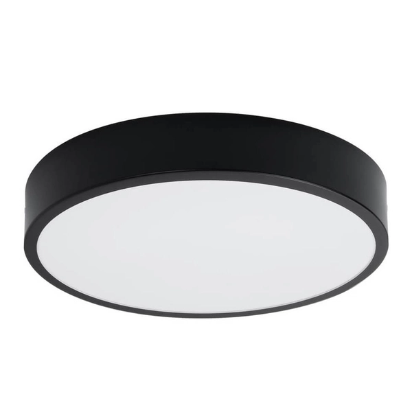 Okrągła lampa sufitowa Onyx SL.1242 Sollux LED 23W 3000K do kuchni czarny