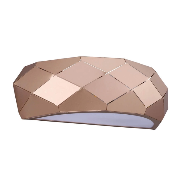 Półokrągła lampa ścienna Reus LP-8069/1W GD Light Prestige złota