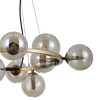 Wisząca lampa do salonu Canello PND-406007-11-HBR Italux kule balls mosiądz