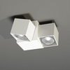 Natynkowa LAMPA sufitowa BIZEN 7216 Shilo metalowa OPRAWA reflektorowa plafon kostki białe