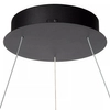 Wisząca lampa salonowa Vidal ring LED 48W 2700K czarny nad stół