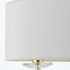 Lampa stołowa klasyczna Nixon 70564 Endon abażur ecru mosiądz