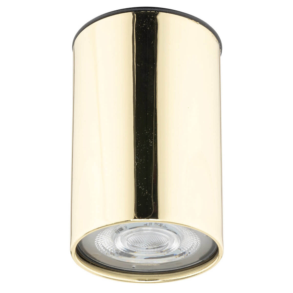 Lampa natynkowa do sypialni Top 5736 tubka punktowa czarna złota