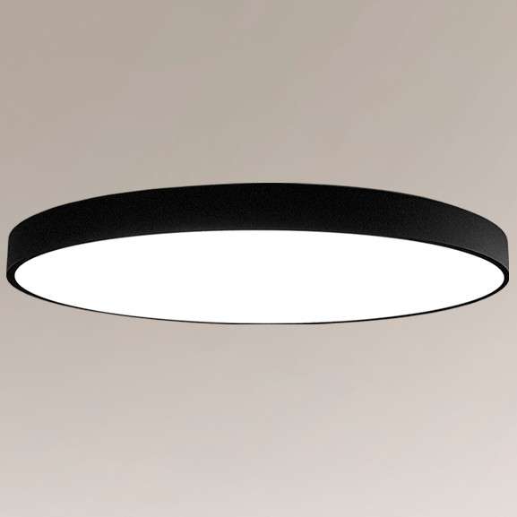 LAMPA sufitowa NUNGO 6000 Shilo metalowa OPRAWA plafon LED 11W 3000K okrągły czarny