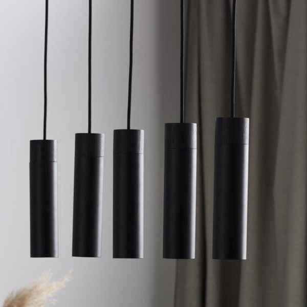 Lampa wisząca Tilo 2010483003 Nordlux kaskada metalowe tuby czarne
