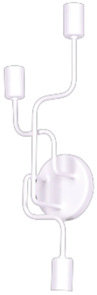 Ścienna lampa Peka K-4046 loftowe oprawki na żarówki białe