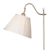 Klasyczna lampa podłogowa Charlestone abażur patyna beżowy