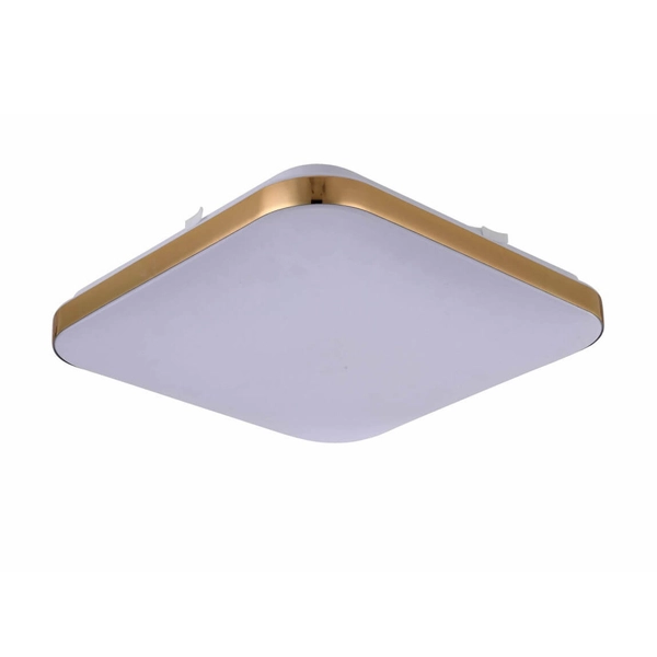 Kwadratowy plafon LED Babilon LP-335/1C S 4GD square Light Prestige 18W 4000K biały