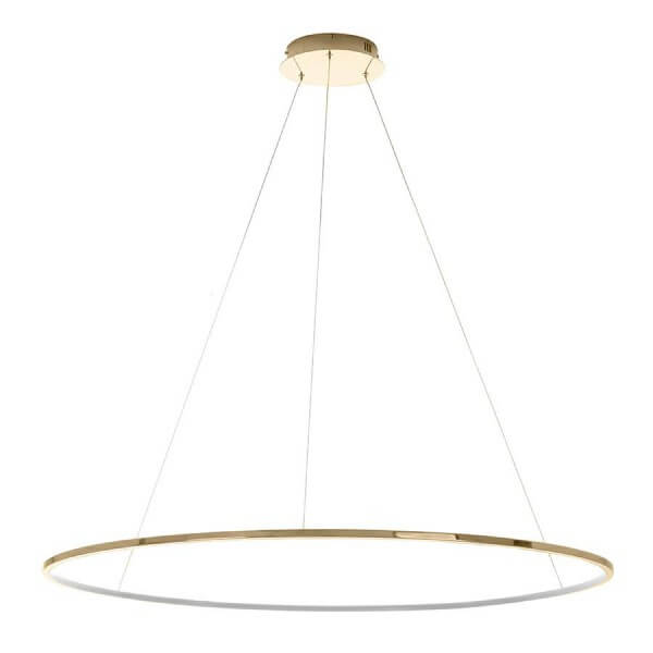 Salonowa wisząca lampa Ring Slim MSE1501100159 Moosee LED 37W 3000K złota