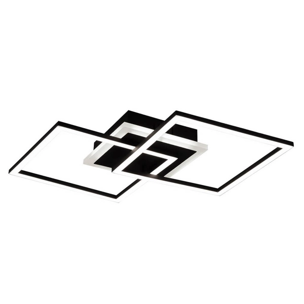 Geometryczna lampa sufitowa HALIA DL132-62793 LED 25W 3000K czarna
