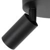 Sufitowa lampa potrójna  RITMO 09942/13/30 tuby metalowe czarne