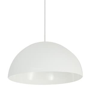 Kopułowa lampa zwisowa Hemisphere Super 10695 Nowodvorski do salonu biała