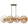 Lampa zwisowa Aster MOD007PL-08G1 koła balls złote