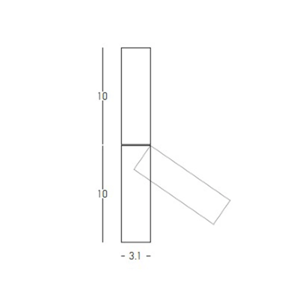 Punktowa lampa sufitowa DALI S216 LED 5W 3000K regulowana biała szara