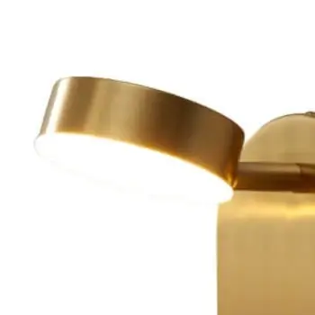 Lampa ścienna CGSPOTW1 Copel sypialniana OPRAWA metalowa LED 12W 3000K kinkiet mosiądz