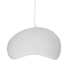 Biała lampa wisząca OSTIA 1690 1xE27 kopuła japandi