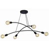 Wielopunktowa lampa wisząca Helix 2726 TK Lighting molekły czarna