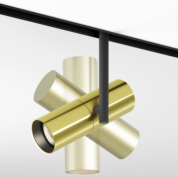 Reflektorowa lampa magnetyczna do szyny Elti TR005-2-12W3K-BBS LED 12W 3000K mosiądz czarna