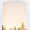 Podłużna lampa na ścianę Sawgrass QN-SAWGRASS-1WB-DG-O IP44 złoty