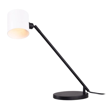 Biurkowa lampka do czytania Laxer T0052 Maxlight regulowana biała czarna