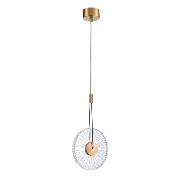 Wisząca lampa złota SUNBLAST LED 5W 3000K talerz nad stół ST-DL5623