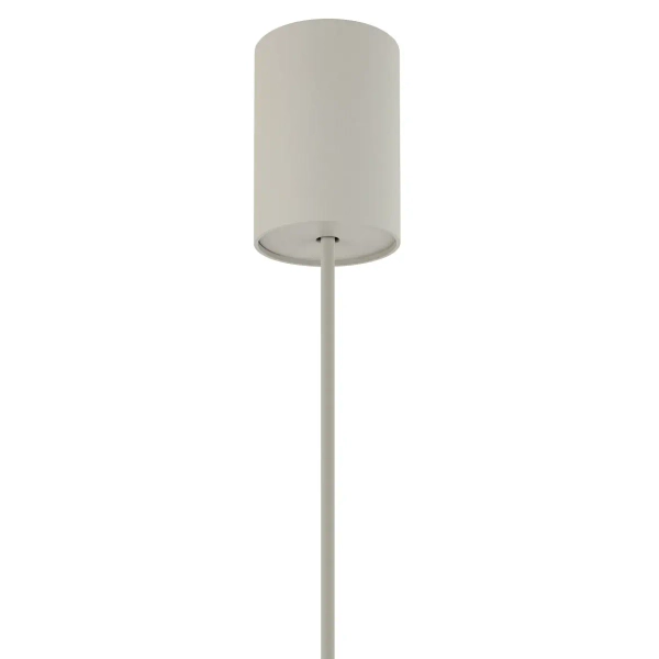 Lampa abażurowa wisząca CEDRO 11664 do salonu beżowa