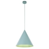 Trójkątna lampa wisząca CONO 10063 do salonu miętowy