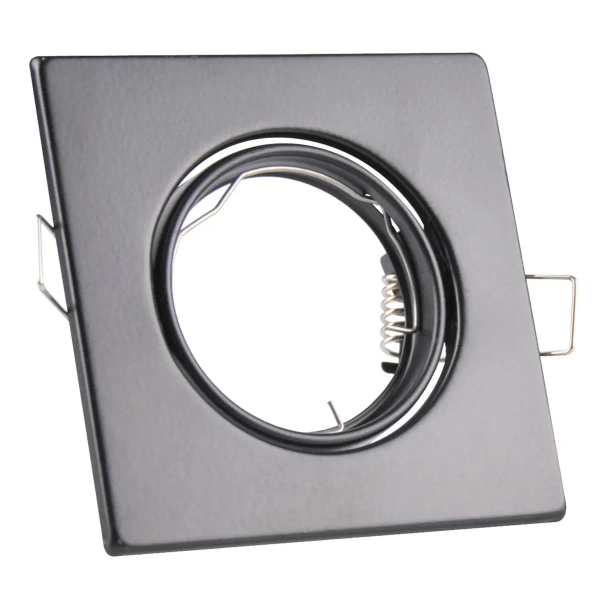 Kwadratowa oprawa sufitowa OPIN 306319 ruchoma czarny mat