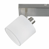 Sufitowa lampa z regulacją IKERIS DL001-80332 materiałowa srebrny biały