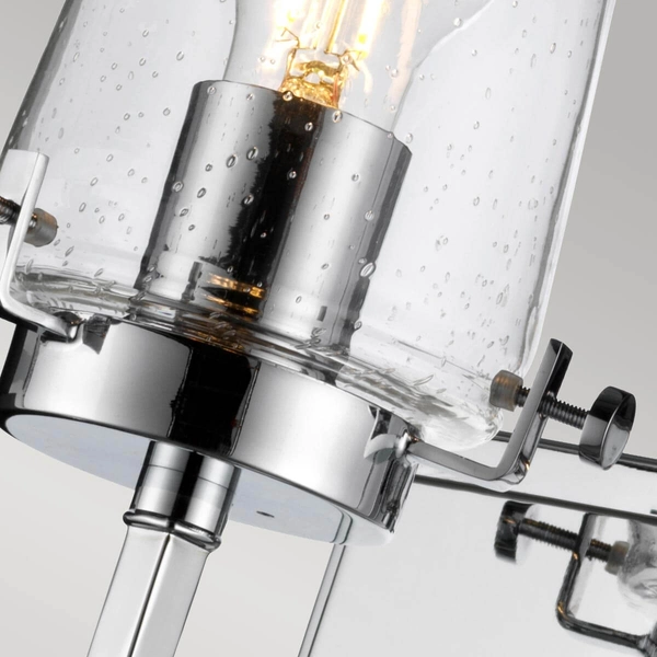 Kinkiet na ściane Alton KL-ALTON1-BATH-CH Kichler szkło IP44 chrom