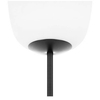 Wisząca lampa szklana do łazienki Epli Mini EM0122PS0 IP44 czarna biała