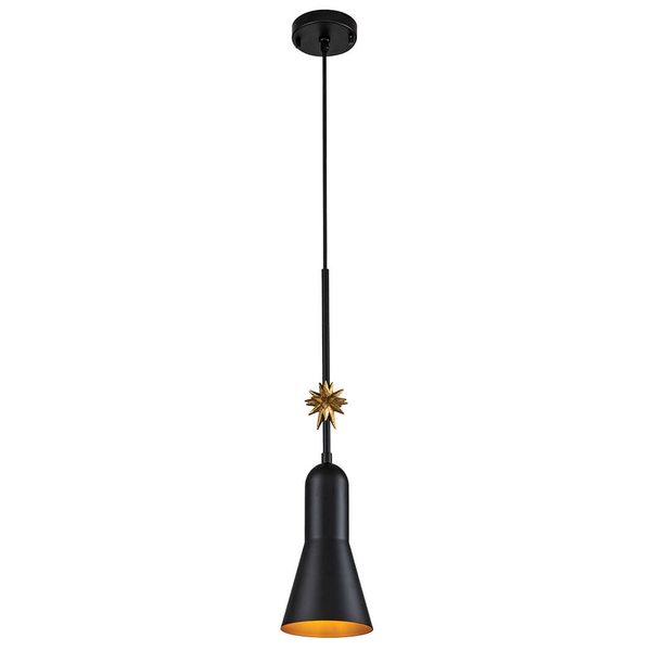 Lampa wisząca salonowa Etoile ETOILE-P-S-MB czarny złoty