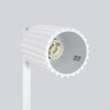 Stołowa lampa z wtyczką KARBON SL.1548 tubka ryflowana biała