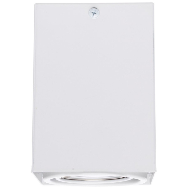Spot LAMPA sufitowa BLOCCO ML476 Milagro natynkowa OPRAWA metalowa LED 7W 3000K oczko regulowane kostka cube biała