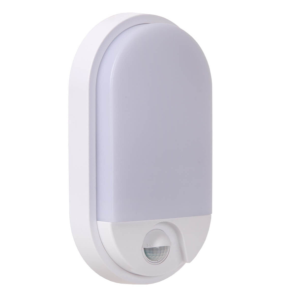 Owalna lampa ścienna Hups 22864/10/31 IP54 LED 10W 3000K biały
