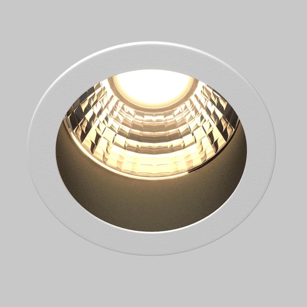 Wpustowa lampa Minor DL089-5W3K-BW LED 5W 3000K punktowa czarna biała