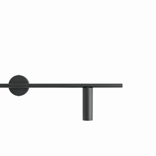 Loftowy kinkiet gabinetowy Trevo 1104C1_2 przyścienna czarna