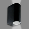 Ogrodowa LAMPA elewacyjna BOSTON 303356 Polux zewnętrzna OPRAWA metalowy KINKIET ścienny na taras IP44 outdoor czarny