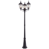 Lampa ogrodowa stojąca Burnford 76552 Endon lampion 3-punktowy IP44 czarny