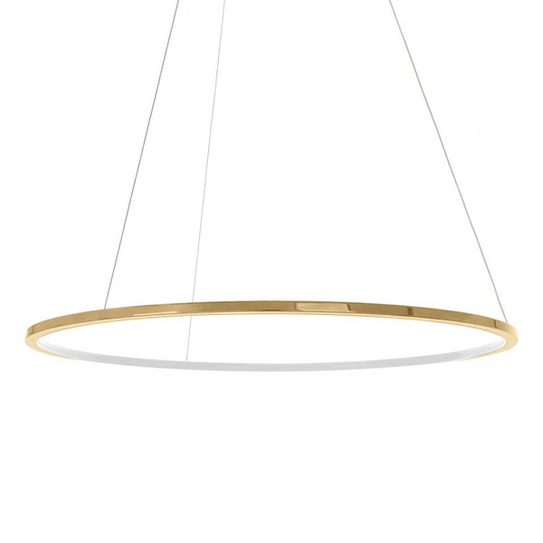 Lampa wisząca do jadalni Ring Slim MSE1501100160 Moosee LED 47W 3000K złota