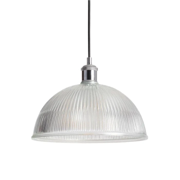 Kopułowa lampa wisząca Pigali ABR-LWS-PIT szklana do jadalni przezroczysta