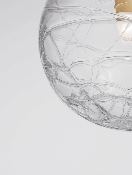 Lampa wisząca CABRAL LE42905 Luces Exclusivas szklana kula crystal złota