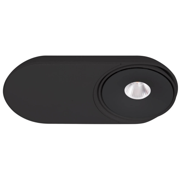 Metalowa lampa sufitowa VECTOR C0268 LED 10W 3000K regulowana czarna
