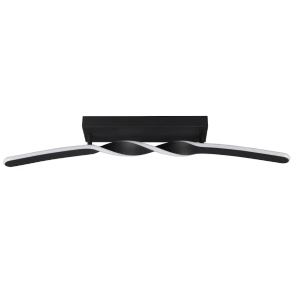 Nasufitowa lampa twist Ginko R65791132 LED 18W 3000K podłużna czarny