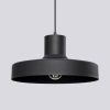 Metalowa lampa wisząca BILO czarna SL.1703 owalna 1xE27