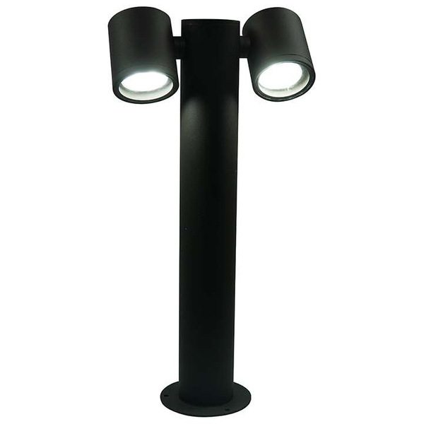 Słupek LAMPA stojąca PINO 311603 Polux metalowa OPRAWA reflektorki ogrodowe IP44 czarne